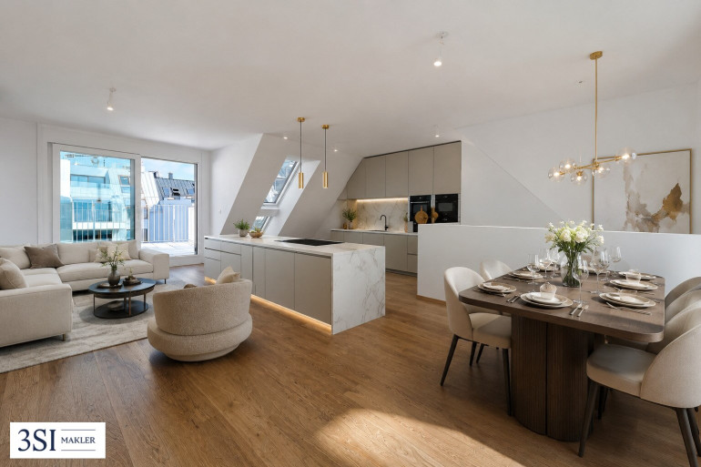 Wohnung - 1180, Wien - The Temptation: Exklusive Dachgeschoß-Maisonette mit attraktiven Terrassenflächen in Währing