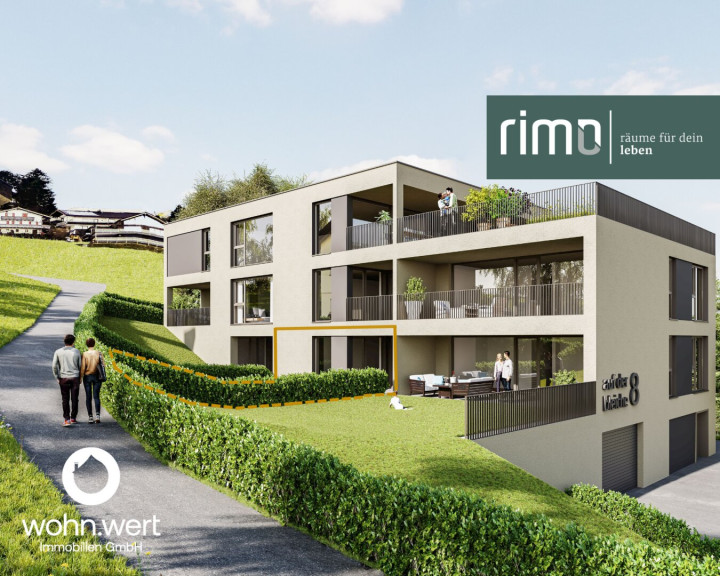 Wohnung - 6820, Frastanz - Wohnanlage "Sonnenseite" - Wunderbare 2-Zimmer-Gartenwohnung - Top 2