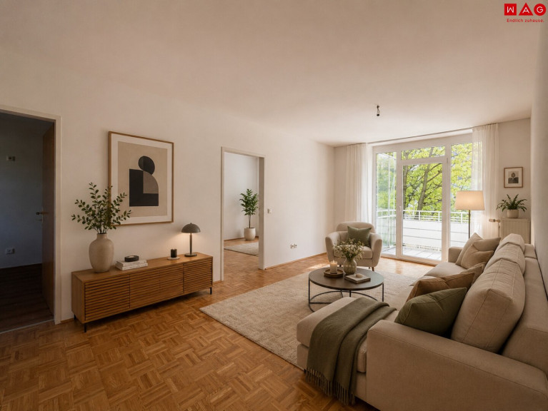 Wohnung - 4030, Linz - Helle 3-Zimmer-Wohnung mit Balkon und Tiefgaragenplatz in Linz-Ebelsberg! Bezug ab SOFORT!