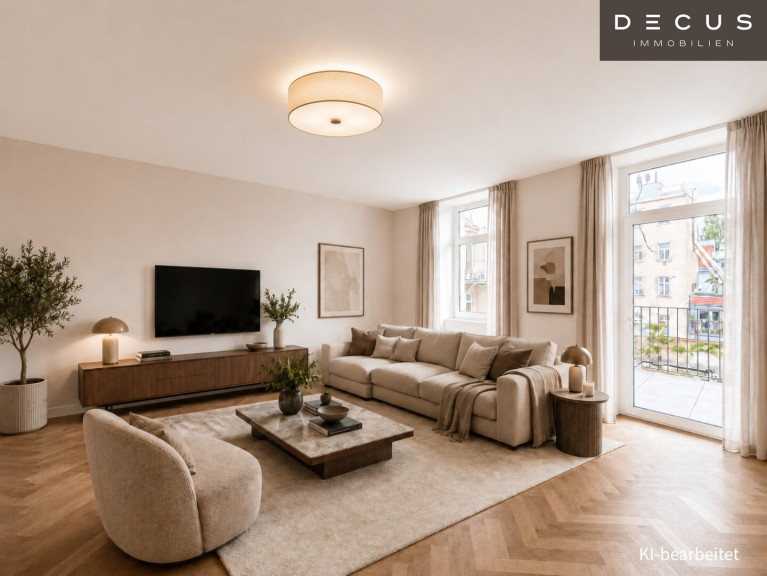 Wohnung - 1120, Wien,Meidling - | ANLEGER | 3 ZIMMER WOHNUNG | SONNIGER BALKON | GROSSZÜGIGER ERSTBEZUG | REVITALISIERTER ALTBAU | MEIDLING |