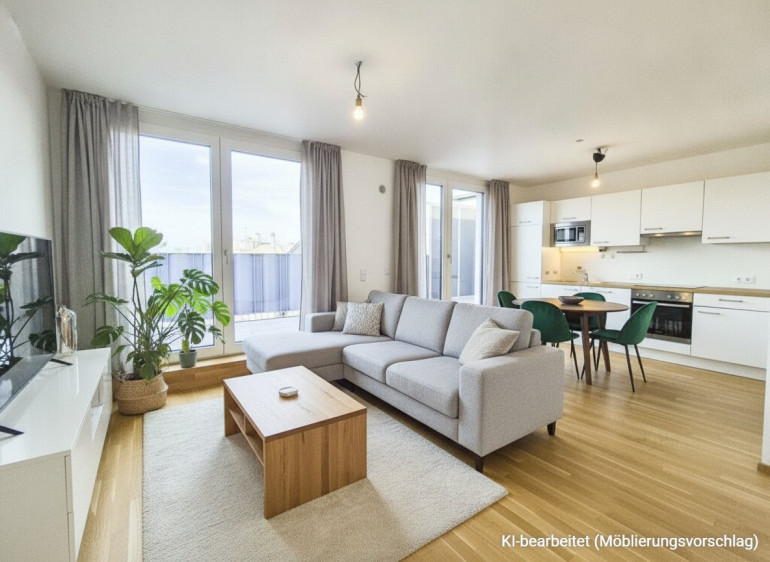 Wohnung - 1110, Wien - Modernes Wohnen über den Dächern Wiens – mit Terrasse & Tiefgarage