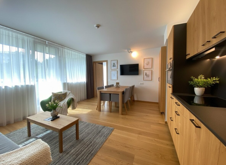 Wohnung - 6391, Fieberbrunn - Hotelapartment 67 m² mit Tiefgaragenplatz – All-Suite Resort Fieberbrunn, Tirol