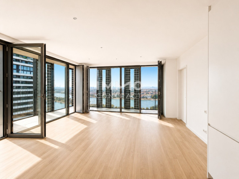 Wohnung - 1220, Wien - Prater, Stephansdom & Donau: Exklusive Eckresidenz mit unverbaubarem Fernblick. DC2 Tower