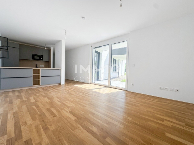 Wohnung - 1220, Wien - Traumhafte 3-Zimmer Gartenwohnung mit hochwertiger Küche inklusive – Ihr privates Paradies in der Donaustadt