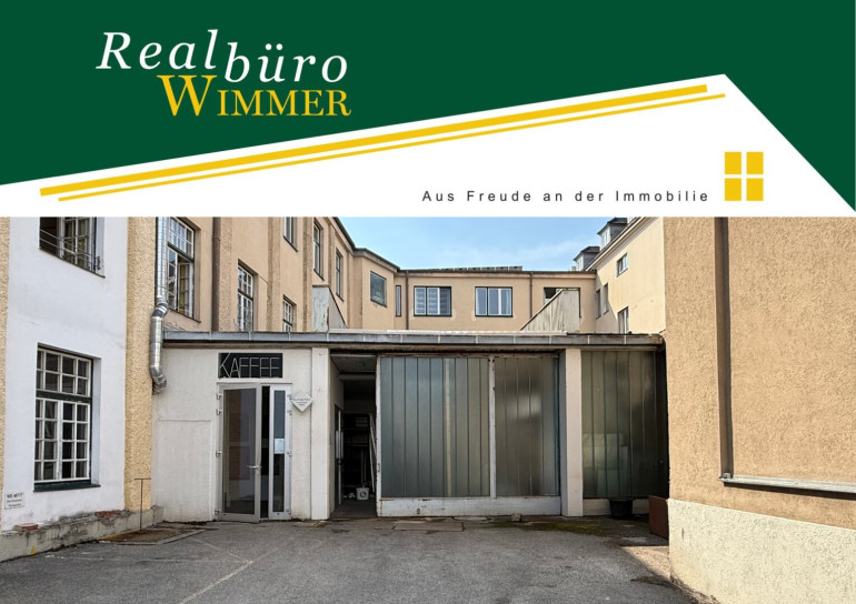 Halle / Lager / Produktion - 4600, Wels - Kleine Halle für Lager und/oder Produktion in der "Alten Rahmenfabrik"