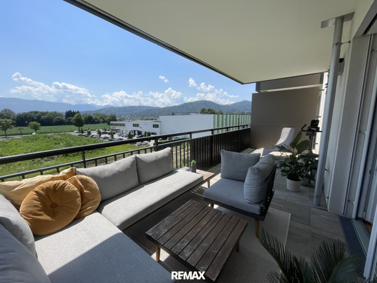 Wohnung - 9020, Klagenfurt am Wörthersee - Moderne 2-Zimmer-Wohnung mit großem Balkon und Panoramablick inkl. Tiefgaragenstellplatz