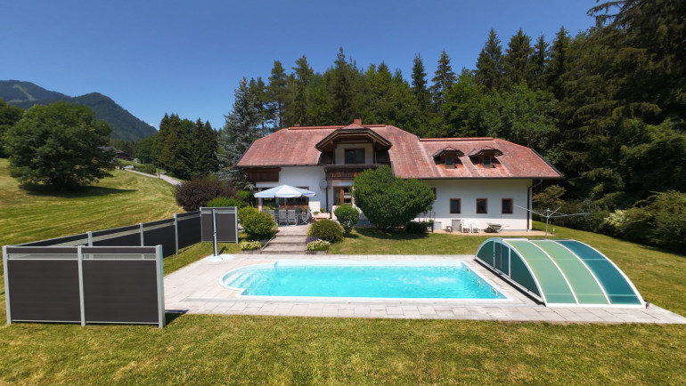 Haus - 9711, Paternion - Wohnen mit Weitblick – Einfamilienhaus mit Pool und herrlichem Garten in ruhiger Sonnenlage