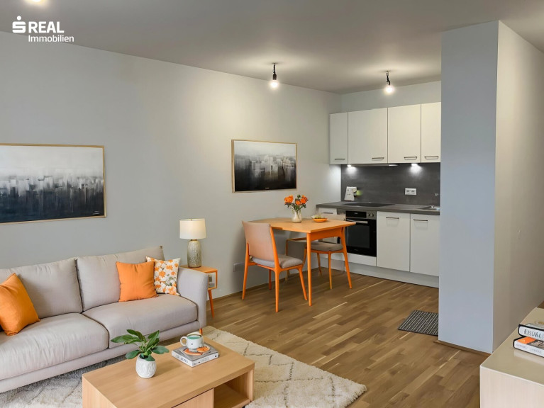 Wohnung - 1220, Wien - Morgensonne auf der eigenen Terrasse – Moderne 2-Zimmer-Wohnung nahe Alte Donau