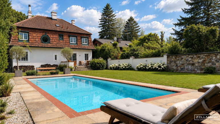 Haus - 3040, Neulengbach - NEULENGBACH | Revitalisierte Landhausvilla mit Stil auf 1.625 m² großem Grundstück | Pool | ZELLMANN IMMOBILIEN