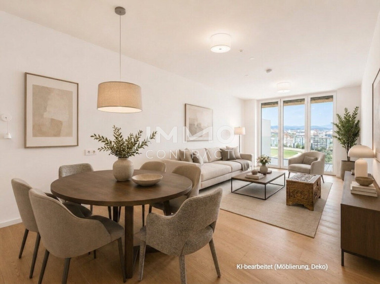 Wohnung - 1020, Wien - Provisionsfreier Neubau-Erstbezug mit ganz viel Annehmlichkeiten (Pool, Gym, Dining Room, Concierge uvm) im Prater