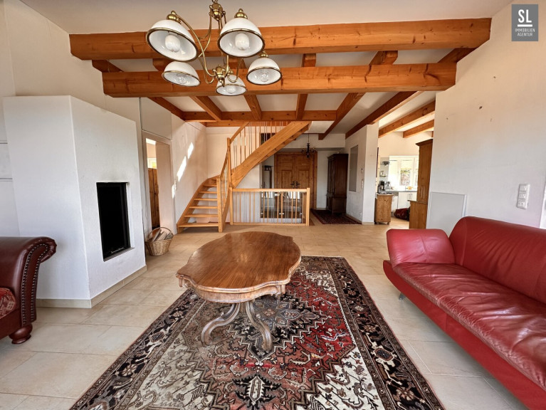 Haus - 8444, Sankt Andrä-Höch - Südsteiermark - Unverbaubare Aussichtslage - Gemütliches Landhaus mit viel LW Fläche - die neue Heimat für Ihre Alpakas oder Schafe