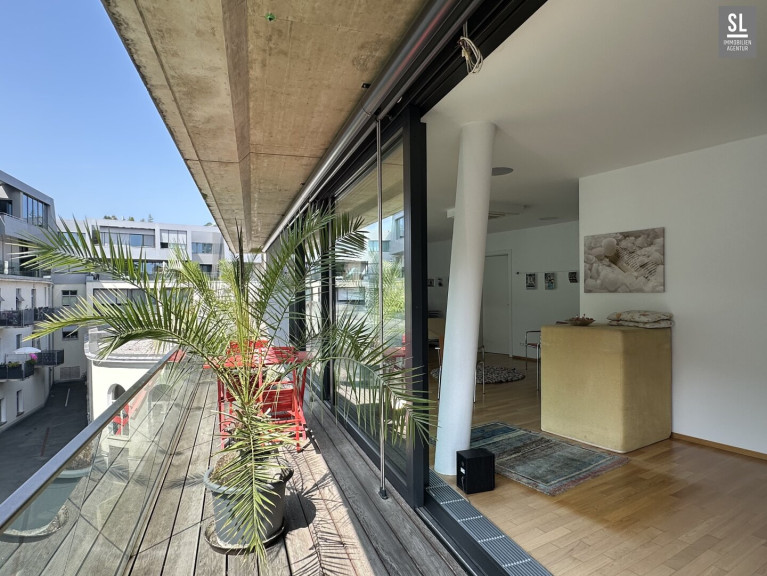 Wohnung - 8020, Graz - 128m² ruhige - coole Stadtwohnung oder Praxis/Büro mit 33m² großem Süd-Westbalkon Nähe Kunsthaus, 2 TG Plätze optional