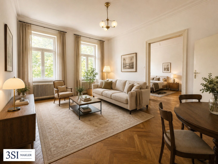 Wohnung - 1120, Wien,Meidling - Verwirklichen Sie Ihre Traumwohnung durch Ihre individuelle Kreativität! - Helle 3-Zimmer-Altbauwohnung in gepflegter Liegenschaft des 12. Bezirks