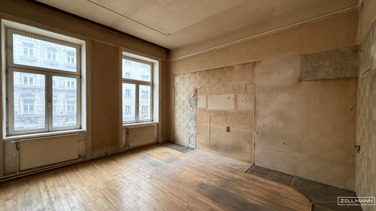 Wohnung - 1190, Wien - Altbau mit Entwicklungspotenzial – 75 m² Projektwohnung in gefragter Stadtlage | ZELLMANN IMMOBILIEN