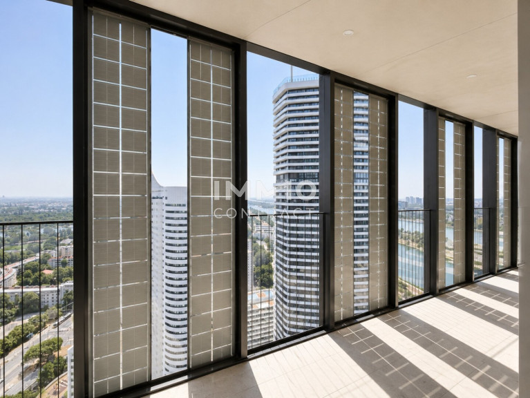 Wohnung - 1220, Wien - Erstbezug Studio mit Wasserblick: 32. Etage DC2 Tower - U1 Donauinsel