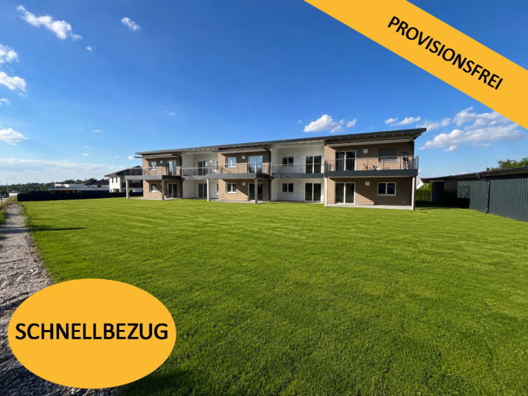 Wohnung - 4910, Ried im Innkreis - GARTENJUWEL ERSTBEZUG - barrierefreie 2 - Zimmer Wohnung mit Loggia, XXL - Gartenanteil, Carport und KFZ-Stellplatz zu verkaufen
