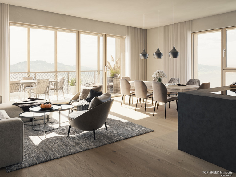 Wohnung - 5600, Sankt Johann im Pongau - Stilvolle Neubauwohnung im Erstbezug mit großzügigem Balkon