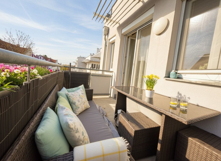 Wohnung - 2102, Bisamberg - Helle 2-Zimmer-Eigentumswohnung mit Balkon & 2 Stellplätzen