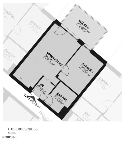 Wohnung - 1210, Wien - PROVISIONSFREI ++ NAHE ALTE DONAU UND DONAUZENTRUM ++ 1 BIS 3 ZIMMER MIT FREIFLÄCHEN ++ MODERNES WOHNEN AUF EIGENGRUND ++ ANLEGER und EIGENNUTZER