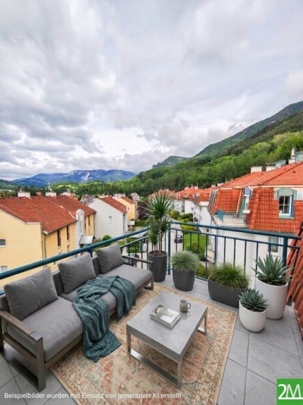 Wohnung - 2650, Payerbach - Charmante 3-Zimmer Wohnung mit Balkon & Garage in Payerbach