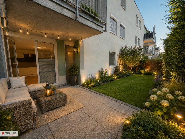 Wohnung - 1210, Wien - Gartenwohnung mit 59 m² Eigengarten in ruhiger Lage von Floridsdorf