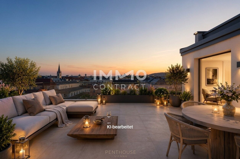 Wohnung - 1120, Wien - Exklusive Dachgeschosswohnung nahe Schloss Schönbrunn – Erstbezug mit großzügiger Terrasse