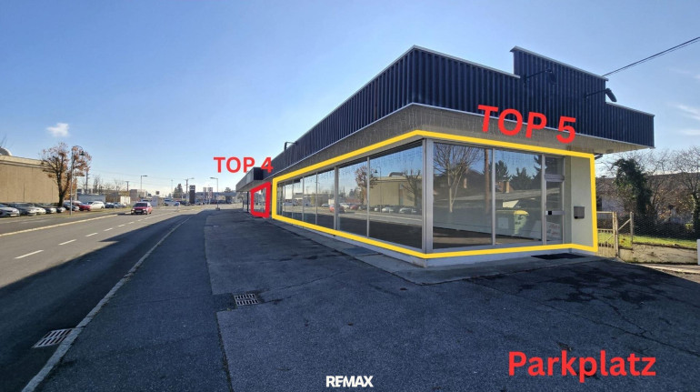 Einzelhandel - 8430, Leibnitz - Attraktives Geschäftslokal in bester Auto-Frequenzlage von Leibnitz – 126m² mit großer Glasfront Top 5