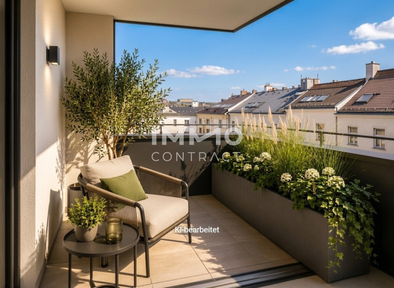Wohnung - 1120, Wien - EXKLUSIVER - NEUBAU- ERSTBEZUG NAHE SCHÖNBRUNN - 2 Zimmerwohnung mit Balkon & Loggia