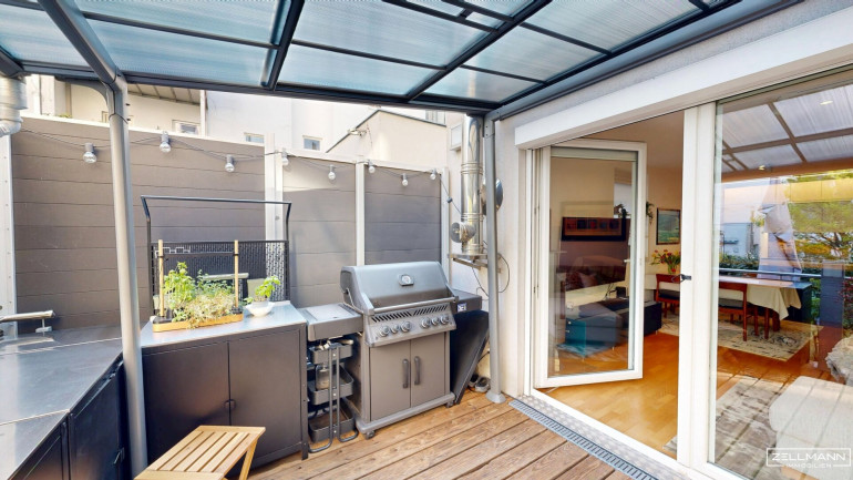 Wohnung - 1050, Wien - Urbanes Townhouse mit Eigengarten, Terrasse und Garage – Wohnen mit Hauscharakter im Herzen von Wien | ZELLMANN IMMOBILIEN