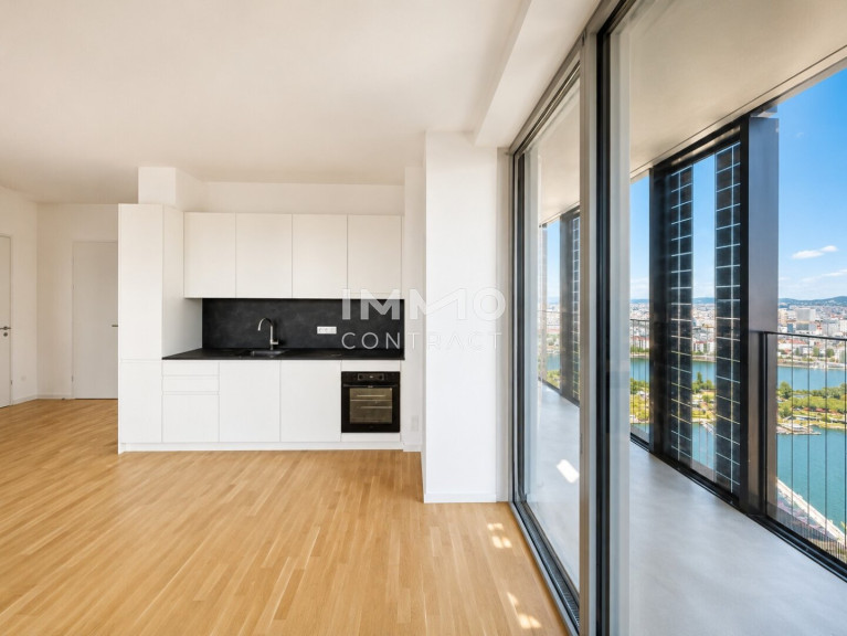 Wohnung - 1220, Wien - 3 Zimmer mit Weitblick und 39m2 Loggia: U1 Donauinsel - DC2 Tower