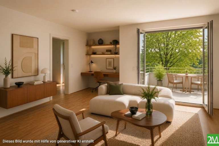 Wohnung - 1220, Wien - GROSSER BALKON, MODERNES 3-ZIMMER DESIGN - SCHÖNER KANN EIN ZUHAUSE NICHT SEIN