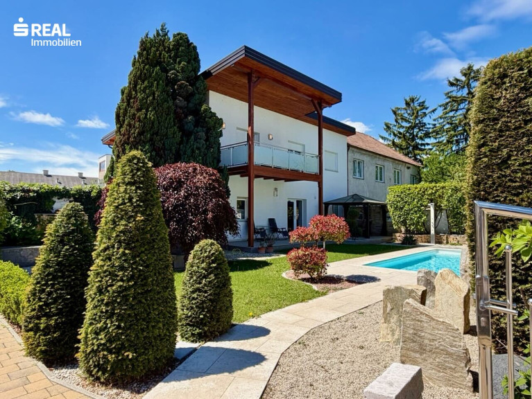 Haus - 2486, Pottendorf - Entzückendes Haus mit 3 Wohneinheiten, Garten und Swimming Pool - Einziehen und Wohlfühlen