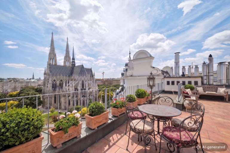 Wohnung - 1090, Wien - Exklusive Gründerzeit-Residenz mit der Votivkirche als Kulisse