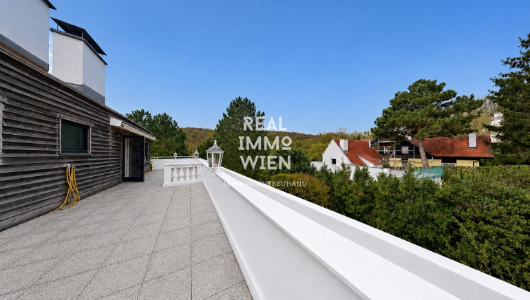 Wohnung - 1180, Wien - Dachgeschoß 3 Zimmer Wohnung mit 50m² Terrassenfläche, Stellplatz & Einbauküche in 1180 Wien zu mieten!