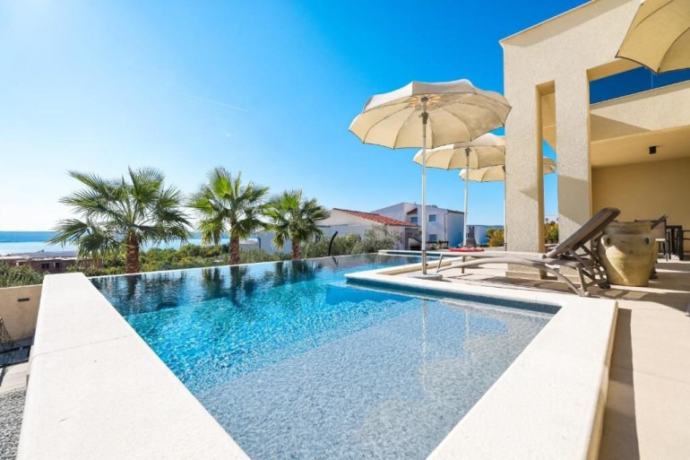 Haus - 23243, Maslenica - Moderne Architektenvilla mit Pool, Panoramablick und exklusiver Ausstattung