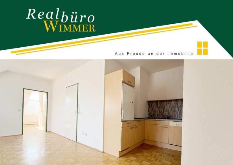 Wohnung - 4600, Wels - Sehr helle 3-Zimmer-Dachgeschosswohnung - Nähe Krankenhaus