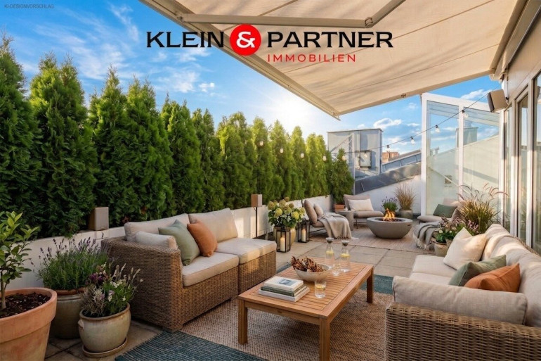 Wohnung - 1130, Wien - Einzigartiges Familien-Refugium in Hietzing: 200 m² Split-Level-Wohntraum mit Dachterrasse!