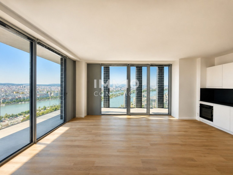 Wohnung - 1220, Wien - DC2 Skyline Statement – Signature Residence - 3 Zimmer mit zwei Loggien über der Wiener Innenstadt