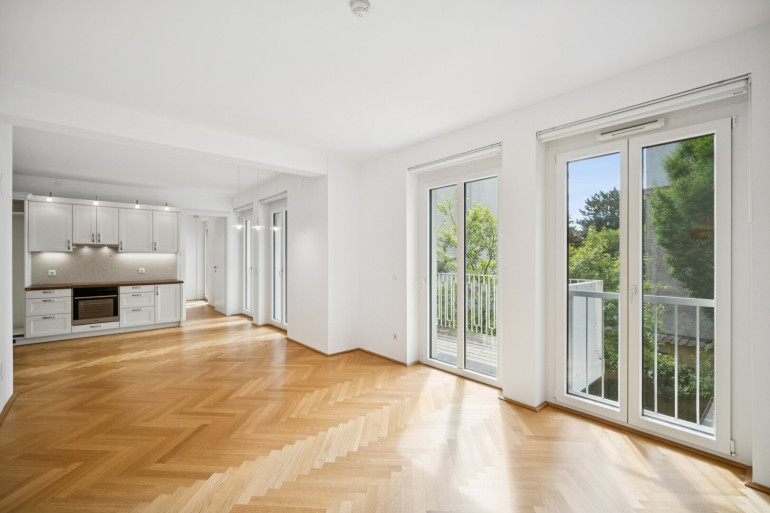 Wohnung - 1130, Wien - Helle 2-Zimmer-Wohnung mit großzügigem Balkon in ruhiger Innenhoflage