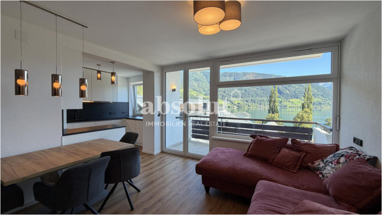 Wohnung - 5700, Zell am See - Moderne, komplett sanierte ETW mit Seeblick in zentraler Lage von Zell/See, ca. 82 m² Wfl, 2 Balkone