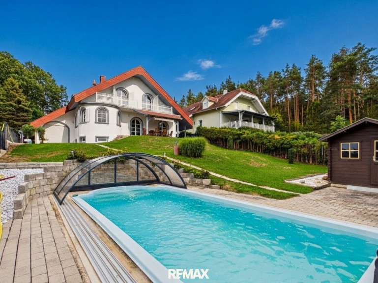 Haus - 7451, Oberloisdorf - Großzügiges Einfamilienhaus mit Salzwasserpool, Sauna und Ruhelage