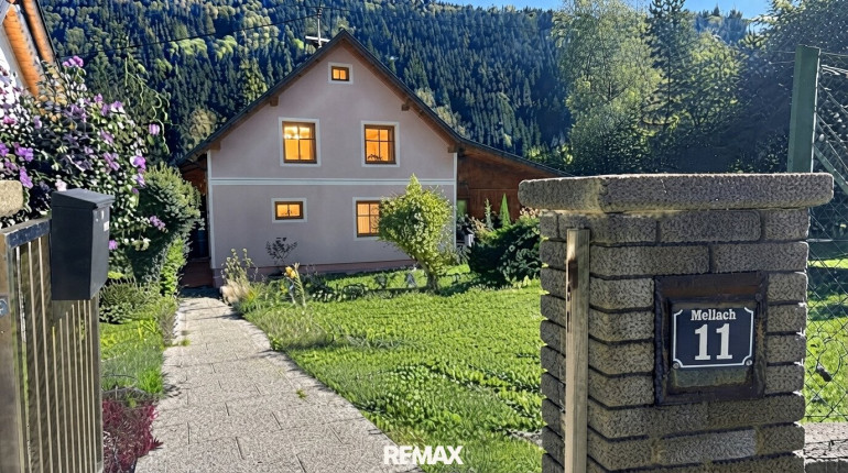 Haus - 9311, Frauenstein - Natur vor der Haustüre – Einfamilienhaus mit großem Garten in Mellach
