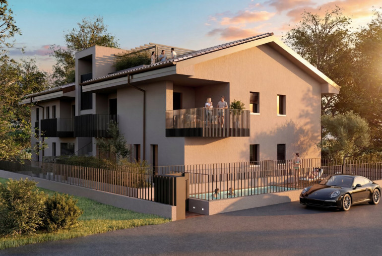 Wohnung - 37017, Lazise - Wohnung im Bau MIT GARTEN UND POOL UND GARAGE , nur wenige Schritte vom Zentrum von Lazise entfernt