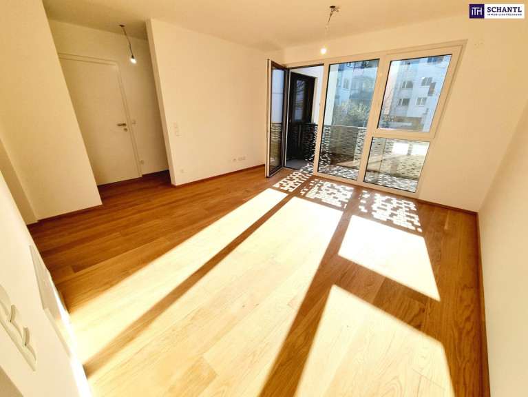 Wohnung - 1230, Wien - 2-Zimmer mit Blick ins Grüne! Pure Lebensfreude - TOP Investment! Photovoltaik + Wärmepumpe! Hofseitiger Balkon + Blick ins Grüne + Komplette Ruhelage + Energieeffizienz + Perfekte Anbindung und Nahversorgung!