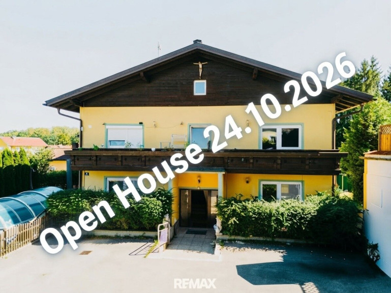 Haus - 5111, Bürmoos - Mehrfamilienhaus mit Pool in Bürmoos – Wohnen, vermieten & Potenzial nutzen