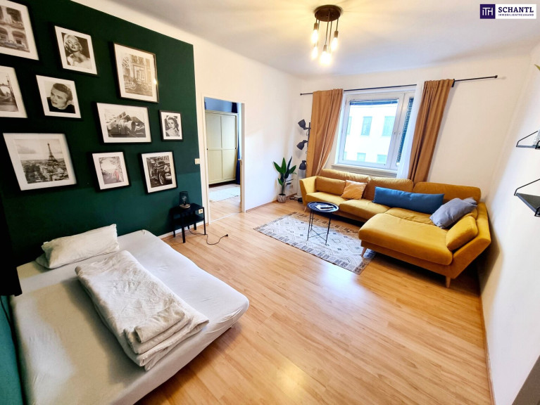 Wohnung - 1100, Wien - U-Bahn vor der Türe! Wohnen, wo Wien pulsiert... Beste öffentliche Anbindung und Infrastruktur! Urban, fresh, möbliert! Tolles Preis-Leistungs-Verhältnis!