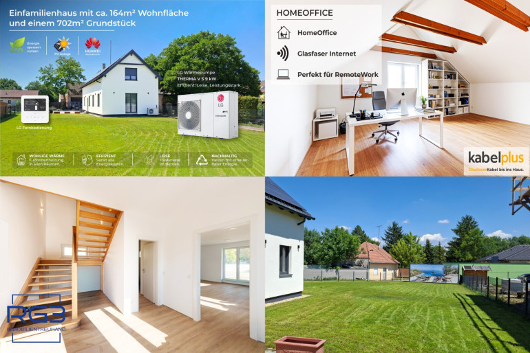 Haus - 2185, Ebersdorf an der Zaya - Provisionsfrei | Einfamilienhaus mit 4 Zimmer, großer Garten & moderne Technik - sofort einziehen