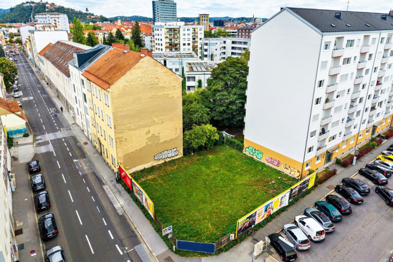 Grundstück - 8020, Graz - Entwicklungsgrundstück mit rechtswirksamem Bebauungsplan in Graz