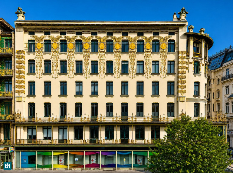 Büro / Praxis - 1060, Wien - ATTRAKTIVES BÜRO/PRAXIS IM REPRÄSENTATIVEN JUGENDSTILHAUS VON OTTO WAGNER / DIREKT AM NASCHMARKT