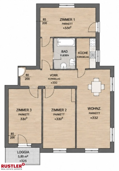 Wohnung - 8401, Kalsdorf bei Graz - Wohntraum mit 94 m² - Platz für die ganze Familie